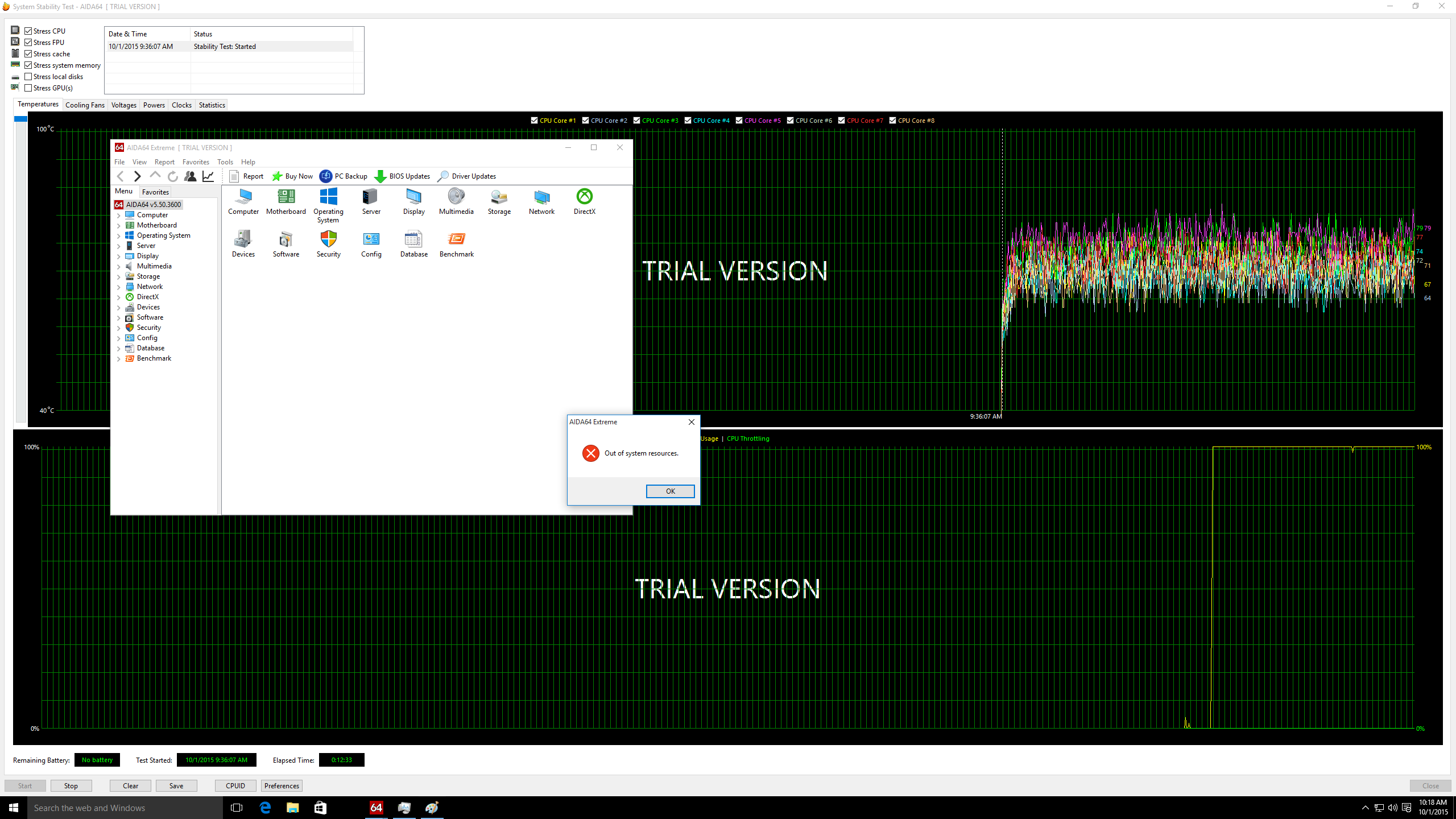 Stability Test Windows 10 Benchmarking System Performance Aida64 Discussion Forum