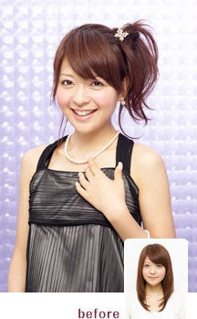 甘口サイドポニー ヘアアレンジ講座