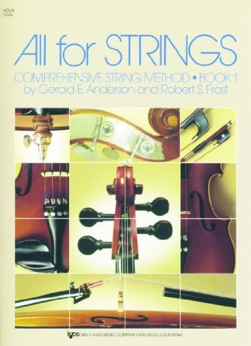 78VN - All For Strings Book 1: Violin, by Robert S. Frost, Gerald E. Anderson