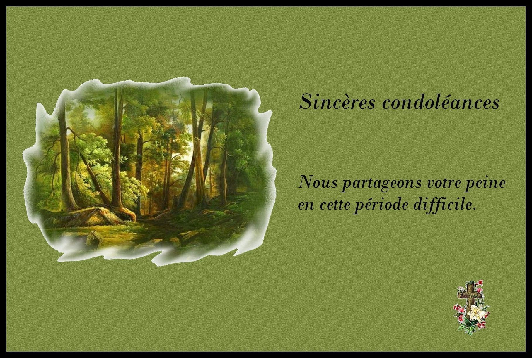 Cartes Condoleances