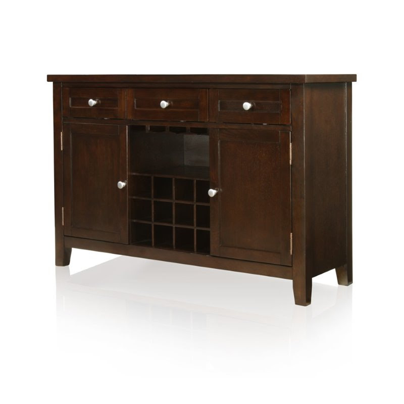 Limited Offer Furniture of America Alvey Wine Rack Buffet in Espresso
Before Too Late