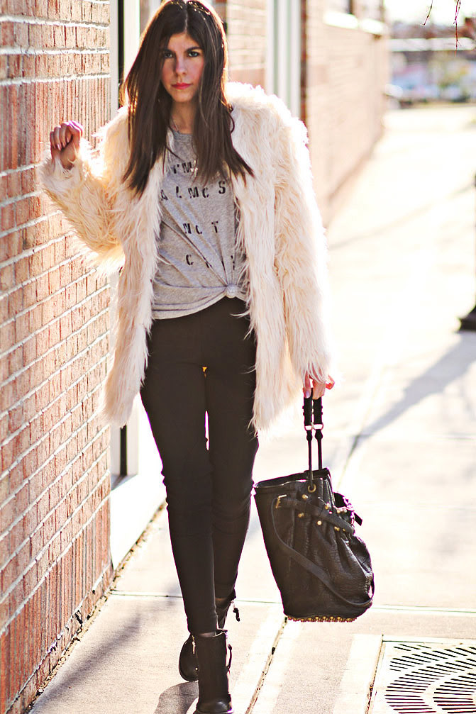 Stylemint, Alexander Wang Diego Bucket bag, Topshop Ambush boots, American Apparel Riding Pants, Fashion Outfit