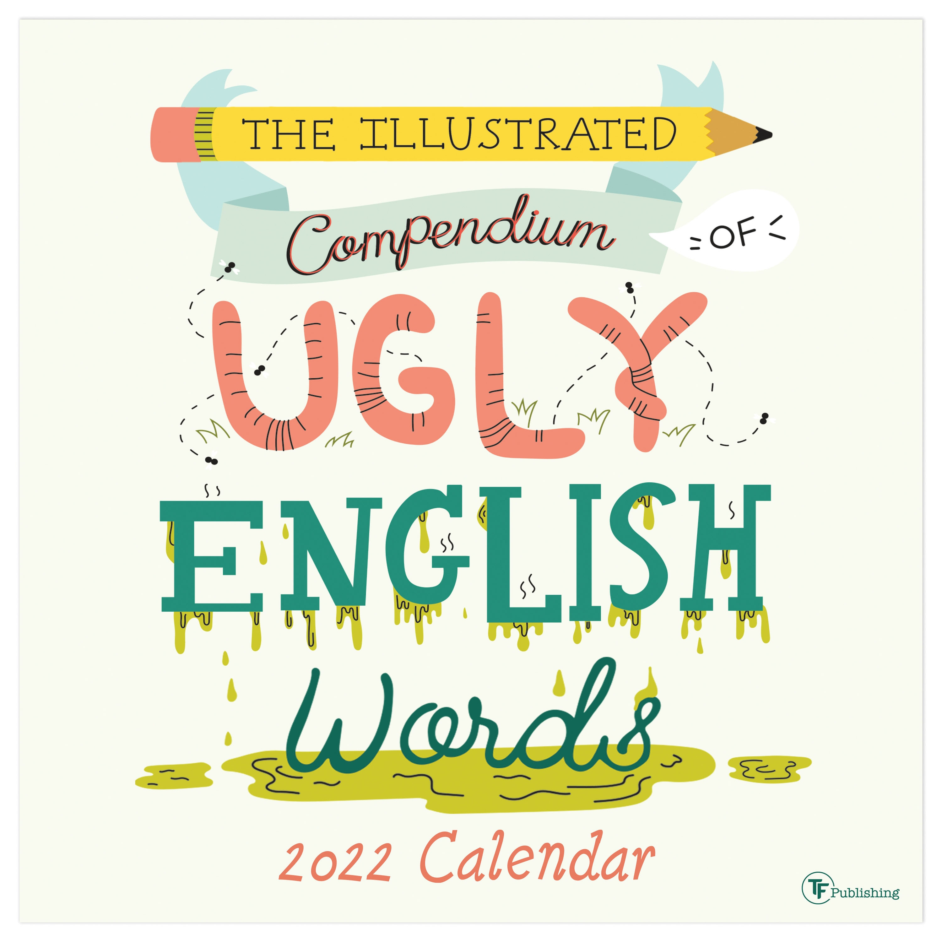 Tf Publishing 2022 Ugly English Words Wall Calendar In The Calendars & Planners Department At Lowes.com