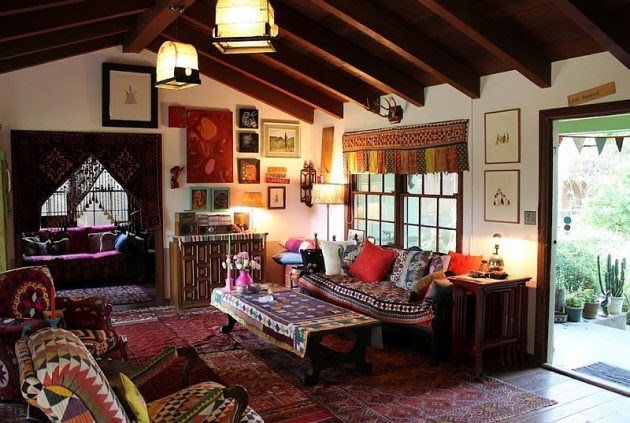 15 Playful Living Room Designs In Boho Style