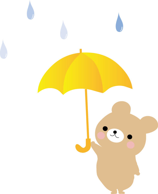 梅雨のイラスト かさ 無料イラスト フリー素材