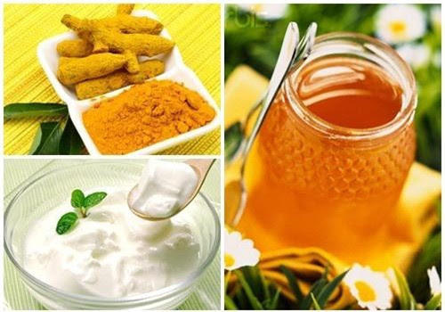 Cách trị nám da mặt bằng nghệ tươi và sữa chua