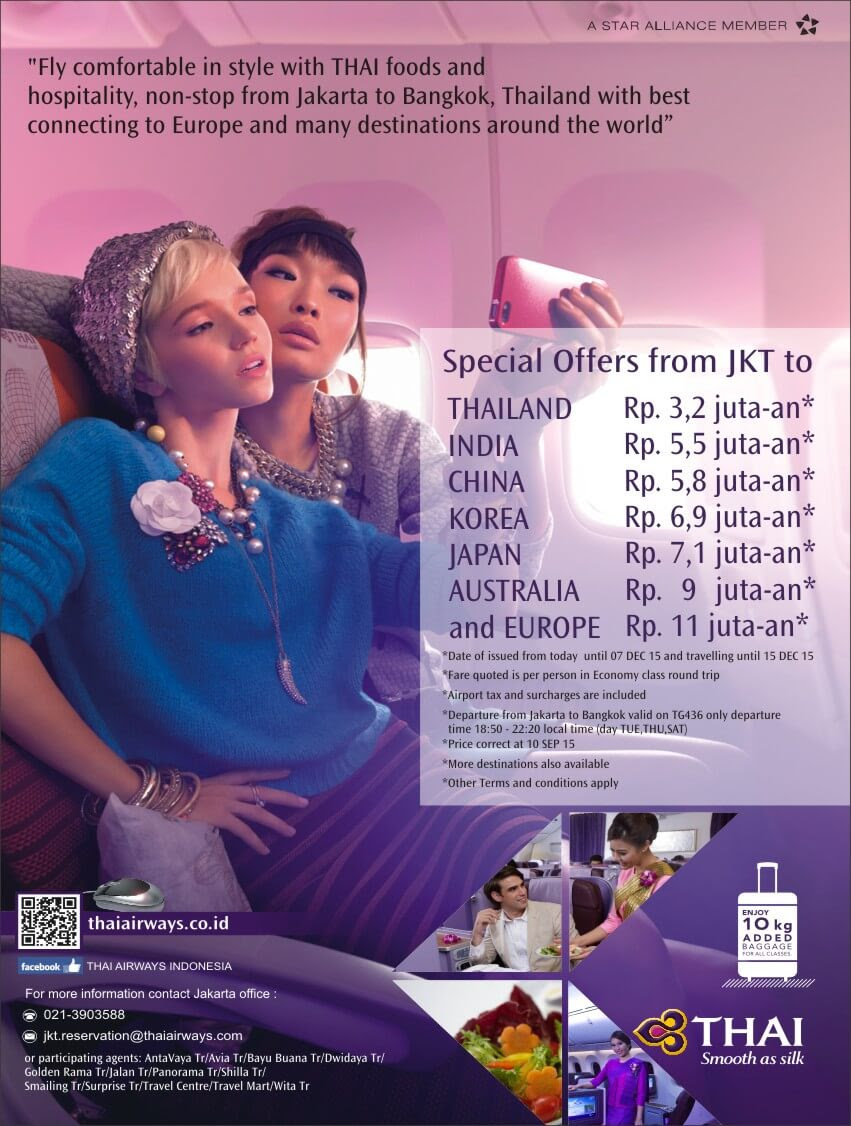 Special Offers | Promotions | Thai Airways