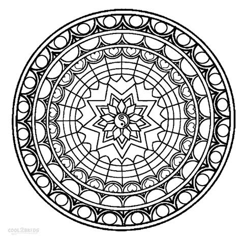 You can use all sorts of fun materials to make them, like paint, glitter, markers, and pencil crayons (my favourite!). printable mandala coloring pages for kids cool2bkids