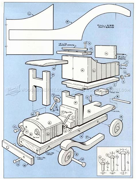 wooden toy truck plans woodarchivist