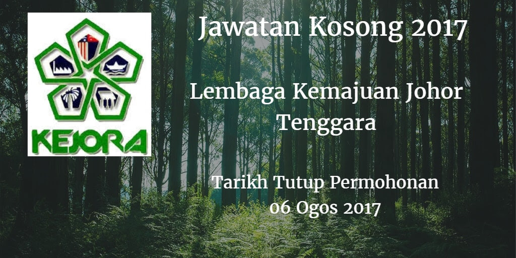 Jawatan Kosong KEJORA 06 Ogos 2017