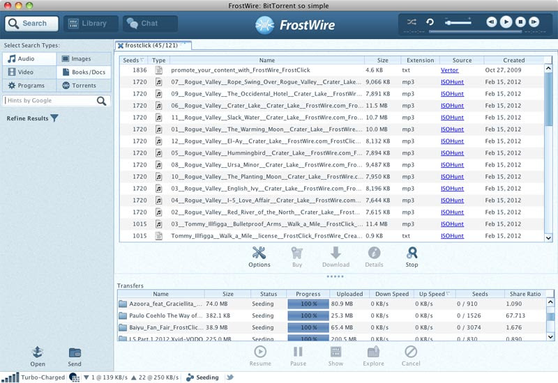 Frostwire 5.5.1 Free Download - Frostwire is the ultimate ...