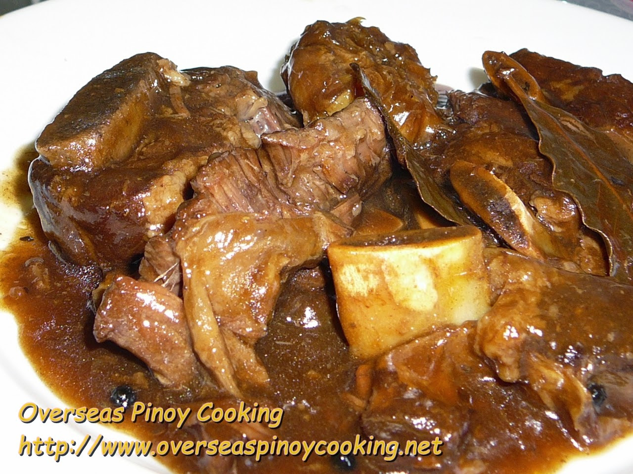 Beer Braised Beef Spare Ribs