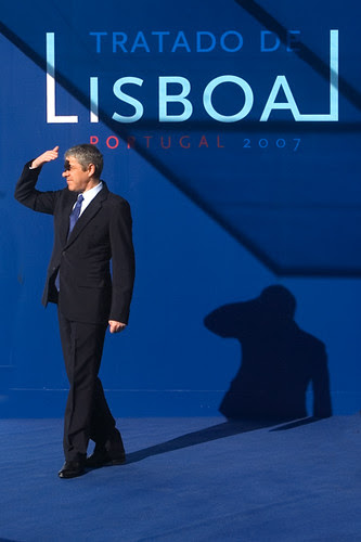 Portuguese PM Jose Socrates for the signing of the Lisbon Treaty in December 2007 (photo by Mguel A. Lopes on www.flickr.com)