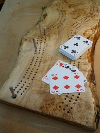 decorative cribbage board love