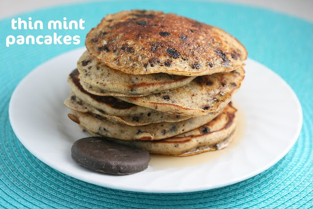 Thin Mint Pancakes