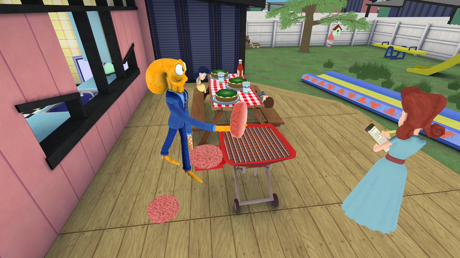 t actually certain what to facial expression from this game going inward but hither characters are inward xanthous fre Octodad Dadliest Catch APK 1.0.7