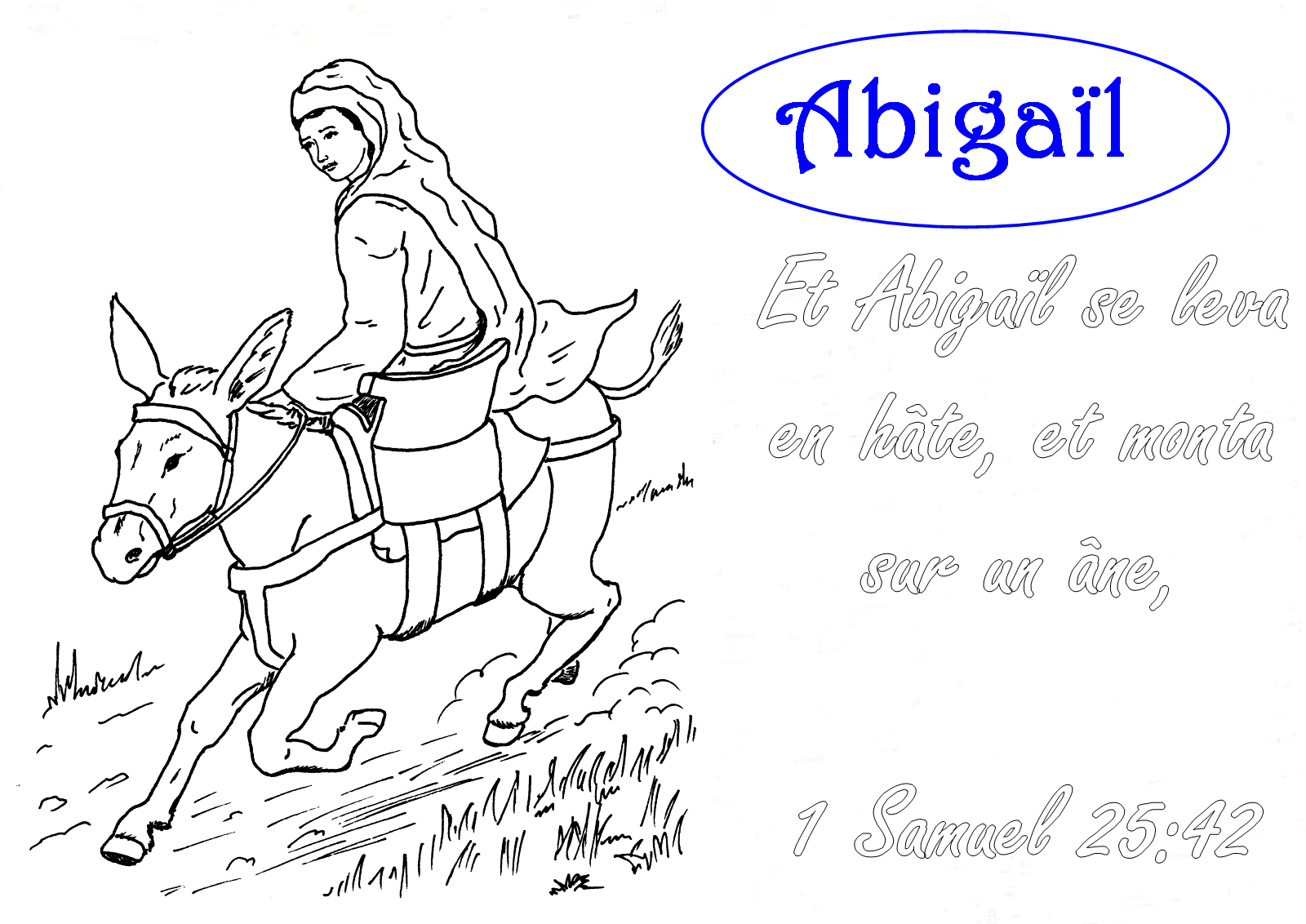 coloriage Abiga¯l