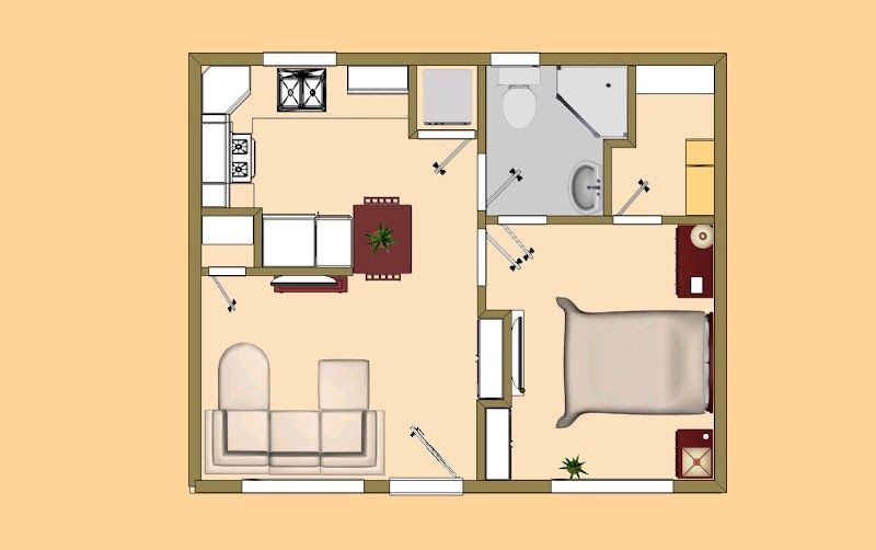 15+ Small House Plan 500 Square Feet, New House Plan!
