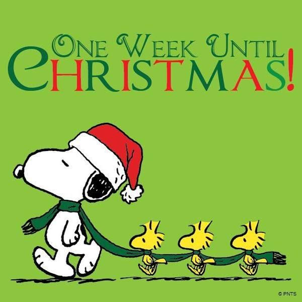 Image result for one week until christmas