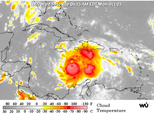 ONAMET advierte sobre aguaceros con tormentas eléctricas y ráfagas en RD
