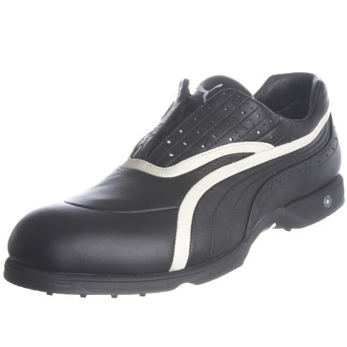 Puma Men's Swing Gtx Black/White Golf Shoe 183016-02 6 UK