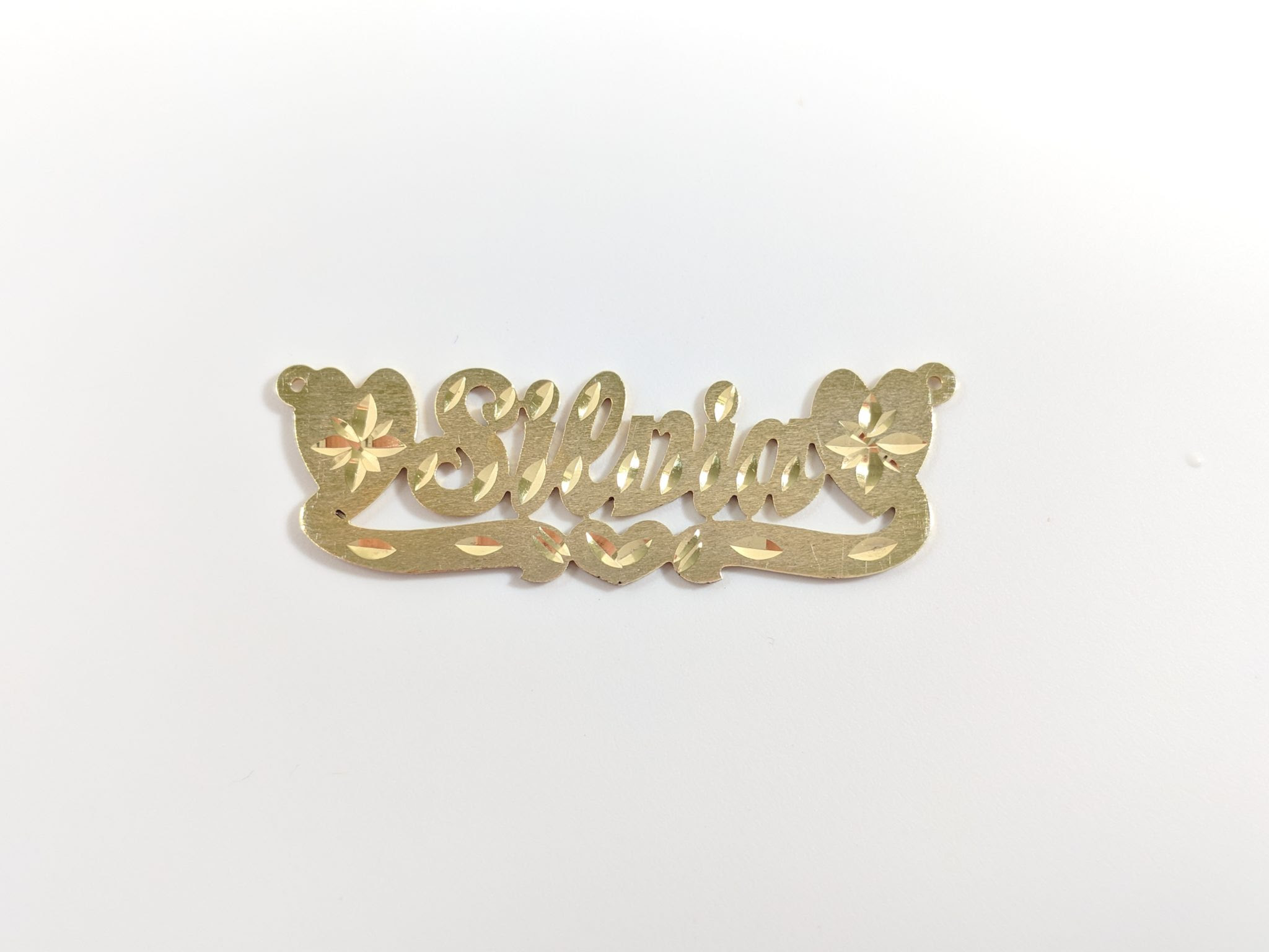 Custom Nameplate Design Satin Finished Handmade Monogram