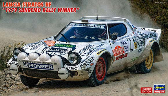 Hasegawa 1/24 Lancia Stratos HF 1979 Sanremo Rally Winner (20440)