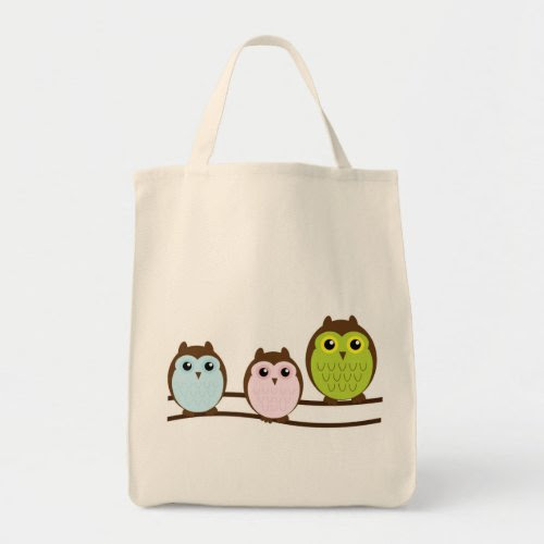 3 Owls Tote Bag