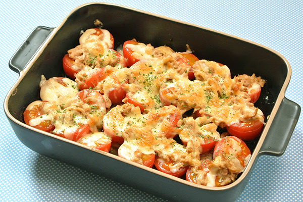 ミニトマトのチーズ焼き サントリー レシピッタ あなたにぴったり お酒に合うかんたんレシピ