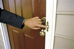 door to door salesman