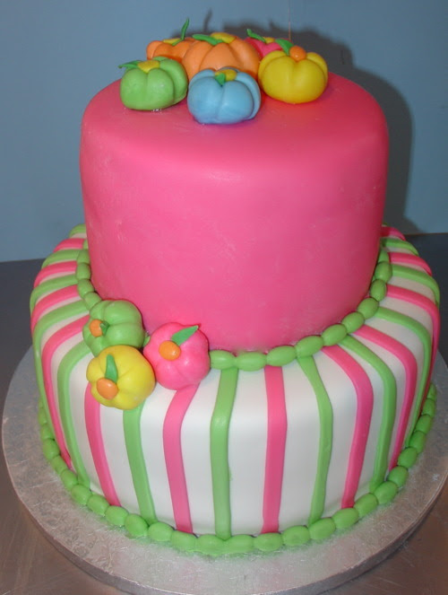 Baby Girlâs 100th Day Birthday Cake