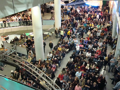 Crowd at Rock Hall