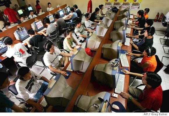 internet cafe Chine