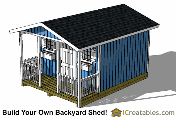 Shed plans 12x16 with porch