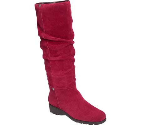 Aerosoles Women's Supersonic Boot,Red Suede,10 M US On Sale