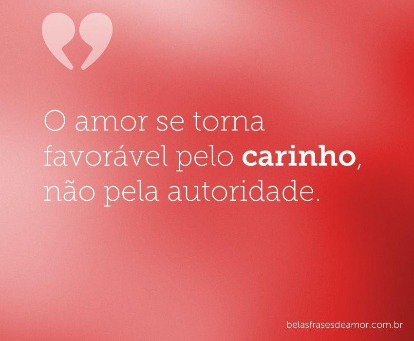 Frases de Carinho