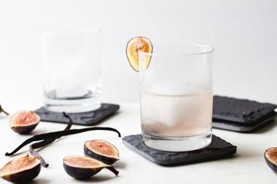hình fig vanilla bean gin cocktail