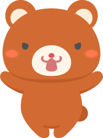 威嚇するくまの無料ベクターイラスト素材 Picaboo ピカブー 無料ベクターイラスト素材