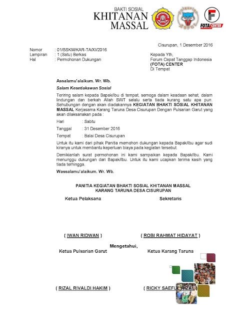 surat rasmi permohonan maaf