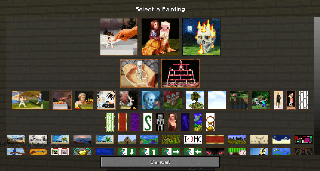 Painting Selection Gui Reva Mods Minecraft Curseforge
