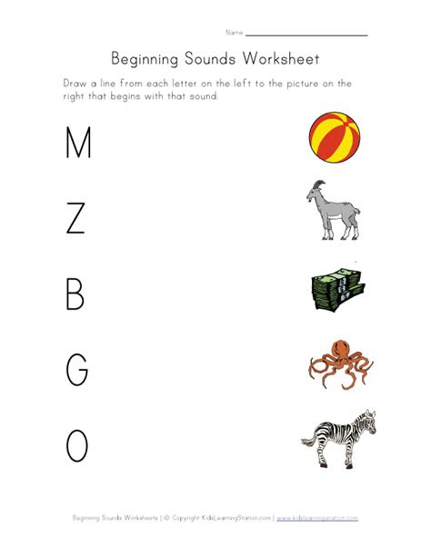 Beginning sounds worksheets for preschool and kindergarten; phonics teachernick beginning soundsphonics soundsrhyming words work