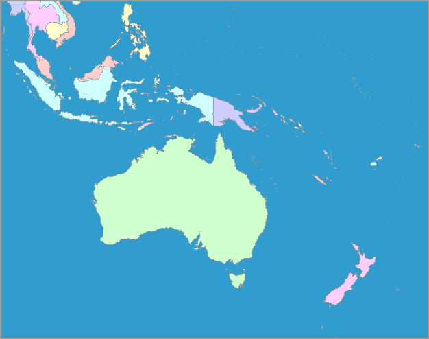 Southeast Asia And Australia Map Interactive Map of Southeast Asia and Australia
