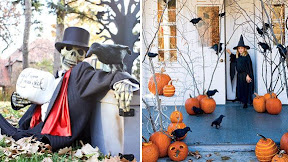 Diy 90 Cool Outdoor Halloween Decorating Ideas