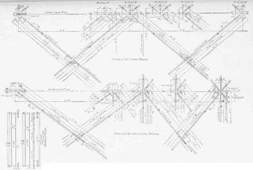 Working Shop Drawing of a Roof Truss. Plate III.