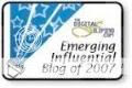 Emerging Influential Blog Award Graphic