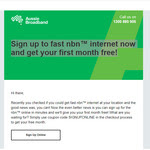 Aussie Broadband - Sign up to Fast Nbn™ Internet Now and Get Your First Month Free