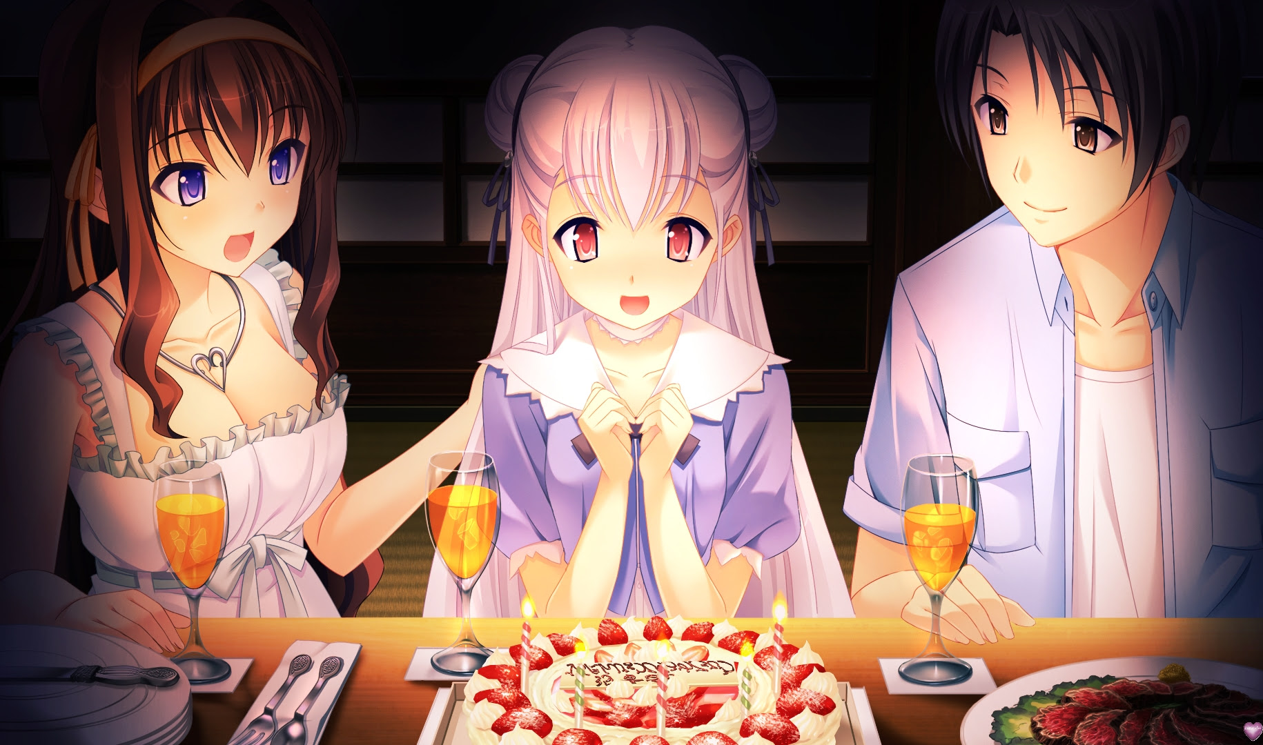 Coloriage Anniversaire Manga Fille A Imprimer