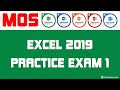 Excel 2019/365 (MO-200) Practice Exam