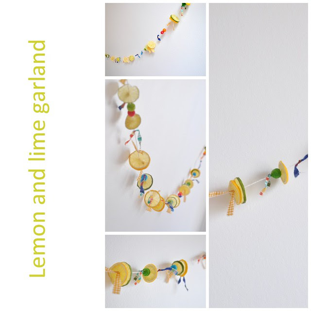 Lemon and lime garland