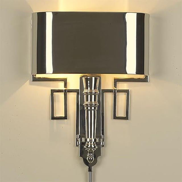 Global Views Torch Sconce with Shade-Nickel - traditional - wall ...